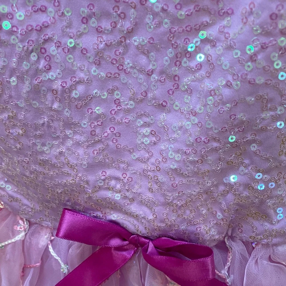 Revolution Sparkling Pink Kids Dance Dress (x2 available)